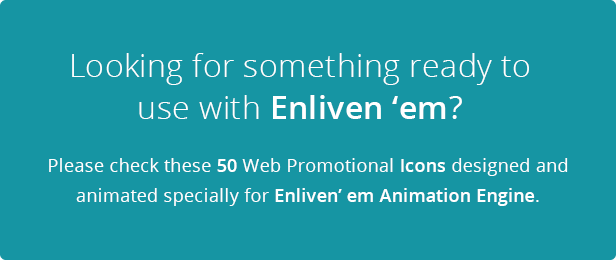 Enliven 'em Premium Add-on: Web Promotional Icons - 4
