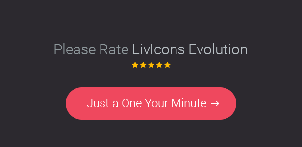 LivIcons Evolution for jQuery - The Next Generation of the Truly Animated Vector Icons - 10